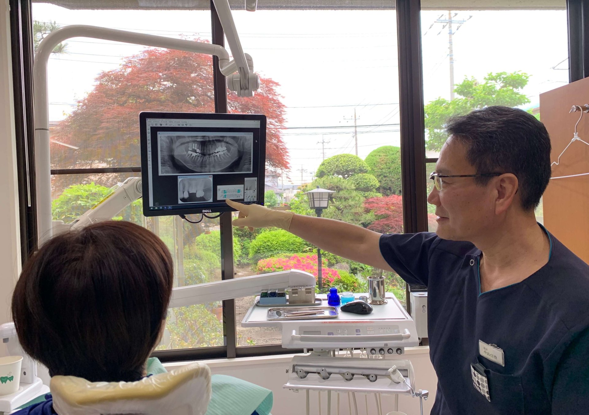 院長による診療の様子